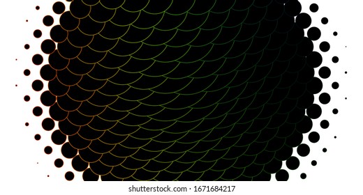 Light Multicolor vector pattern with spheres. Abstract illustration with colorful spots in nature style. Pattern for wallpapers, curtains.