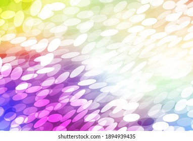 Light Multicolor vector pattern with spheres. Modern abstract illustration with colorful water drops. Pattern for beautiful websites.