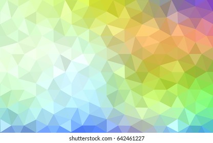Light Multicolor vector Pattern.  triangular template. Geometric sample. Repeating routine with triangle shapes. New texture for your design. Pattern can be used for background.