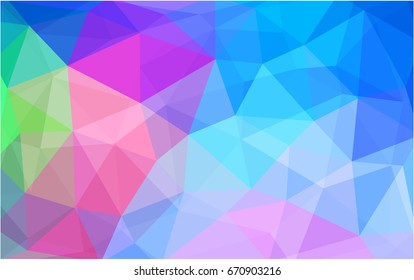 Light Multicolor vector Pattern.  triangular template. Geometric sample. Repeating routine with triangle shapes. New texture for your design. Pattern can be used for background.