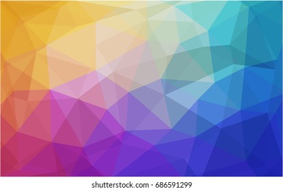 Light Multicolor vector Pattern.  triangular template. Geometric sample. Repeating routine with triangle shapes. New texture for your design. Pattern can be used for background.