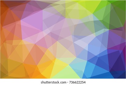 Light Multicolor vector Pattern.  triangular template. Geometric sample. Repeating routine with triangle shapes. New texture for your design. Pattern can be used for background.