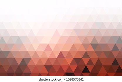 Light Multicolor vector polygon abstract pattern. Creative illustration in halftone style with gradient. A new texture for your design.