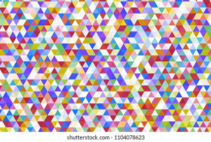 Light Multicolor vector polygon abstract template. Modern geometrical abstract illustration with gradient. The textured pattern can be used for background.