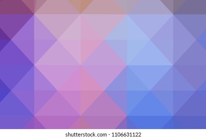 Light Multicolor vector polygon abstract background. Geometric illustration in Origami style with gradient.  A completely new template for your banner.