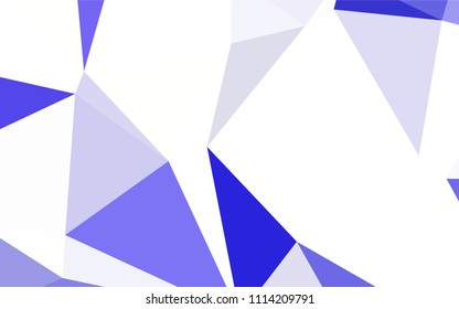 Light Multicolor vector polygon abstract layout. Modern abstract illustration with triangles. A new texture for your web site.