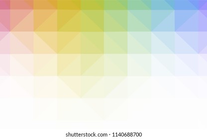 Light Multicolor vector polygon abstract background. Polygonal abstract illustration with gradient. Completely new template for your banner.