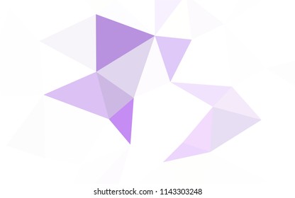 Light Multicolor vector polygon abstract background. Polygonal abstract illustration with gradient. Template for cell phone's backgrounds.
