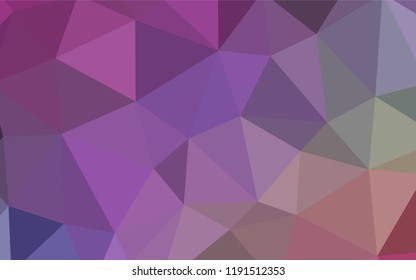 Light Multicolor vector polygon abstract backdrop. Colorful illustration in abstract style with triangles. Pattern for a brand book's backdrop.