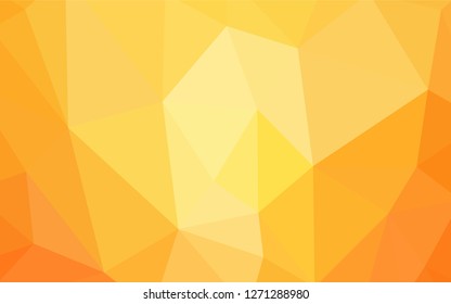 Light Multicolor vector polygon abstract background. Shining colorful illustration with triangles. Completely new template for your banner.