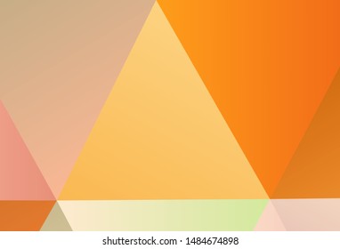 Light Multicolor vector polygon abstract background. Modern abstract illustration with triangles. New template for your brand book.