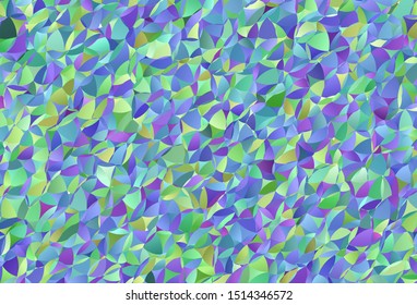 Light Multicolor vector polygon abstract layout. Shining polygonal illustration, which consist of triangles. Brand new design for your business.