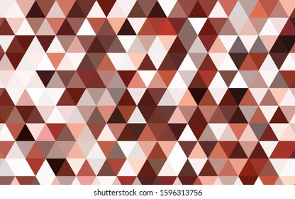 Light Multicolor vector polygon abstract pattern. Creative illustration in halftone style with gradient. A new texture for your design.