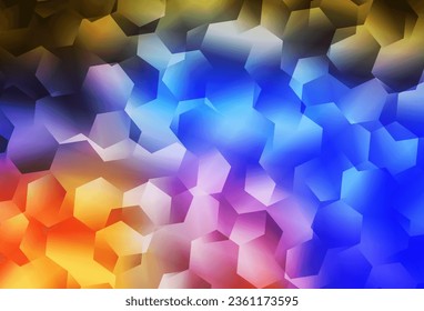 Light Multicolor vector polygon abstract background. Colorful illustration in abstract style with triangles. Pattern for a brand book's backdrop.