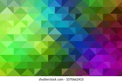 Light Multicolor vector polygonal background. A sample with polygonal shapes. A completely new template for your business design.