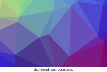 Light Multicolor vector polygonal background. Creative illustration in halftone style with gradient. A completely new design for your business.