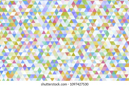 Light Multicolor vector polygonal background. Creative geometric illustration in Origami style with gradient. A completely new template for your business design.