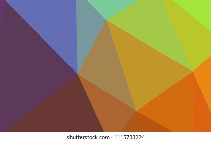 Light Multicolor vector polygonal background. Creative geometric illustration in Origami style with gradient. Textured pattern for your backgrounds.