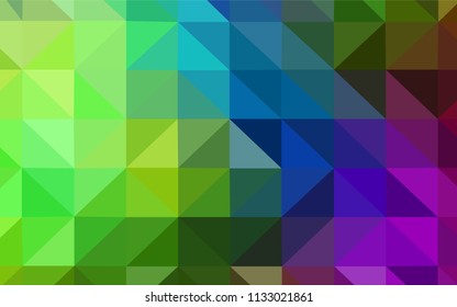Light Multicolor vector polygonal background. Colorful illustration in abstract style with triangles. New template for your brand book.