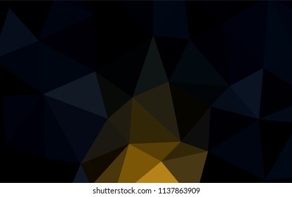 Light Multicolor vector polygonal background. Creative illustration in halftone style with triangles. Triangular pattern for your design.