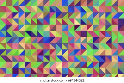 Light Multicolor vector polygonal background. Shining illustration, which consist of triangles. The polygonal design can be used for your web site.