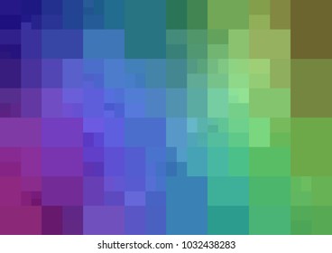 Light Multicolor vector polygonal illustration, which consist of rectangles. Rectangular pattern for your business design. Geometric background in Origami style with gradient. 