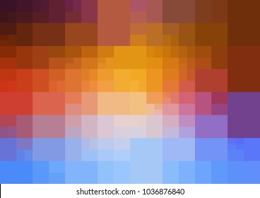 Light Multicolor vector polygonal illustration, which consist of rectangles. Rectangular design for your business. Creative geometric background in Origami style with gradient