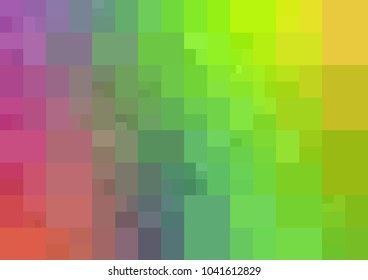 Light Multicolor vector polygonal illustration, which consist of rectangles. Rectangular pattern for your business design. Geometric background in Origami style with gradient. 