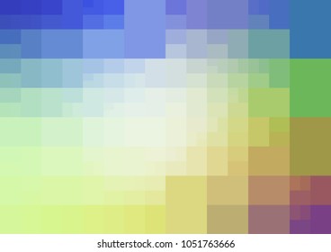 Light Multicolor vector polygonal illustration, which consist of rectangles. Rectangular design for your business. Creative geometric background in Origami style with gradient