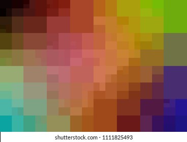 Light Multicolor vector polygonal illustration, which consist of rectangles. Rectangular design for your business. Creative geometric background in Origami style with gradient