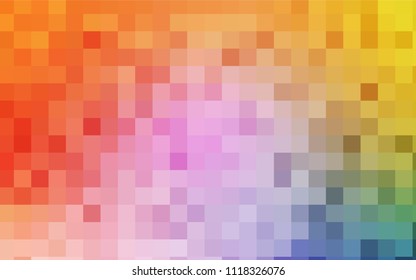 Light Multicolor vector polygonal illustration consisting of rectangles. Rectangular design for your business. Creative geometric background in origami style with gradient.
