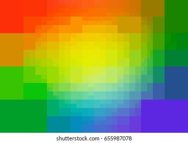Light Multicolor vector polygonal illustration, which consist of rectangles. Rectangular pattern for your business design. Geometric background in Origami style with gradient. 
