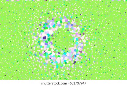 Light Multicolor vector polygonal illustration, which consist of rectangles. Rectangular pattern for your business design. Geometric background in Origami style with gradient. 