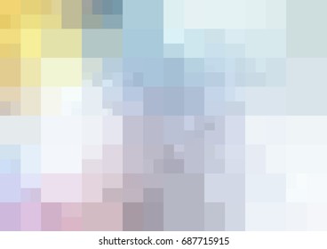 Light Multicolor vector polygonal illustration, which consist of rectangles. Rectangular design for your business. Creative geometric background in Origami style with gradient