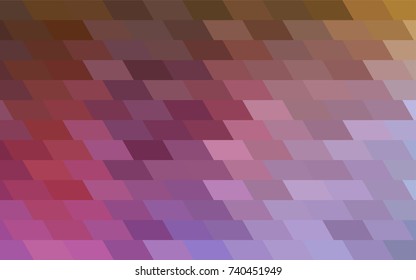 Light Multicolor vector polygonal illustration, which consist of rectangles. Rectangular pattern for your business design. Geometric background in Origami style with gradient. 