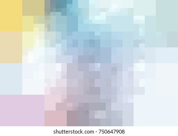Light Multicolor vector polygonal illustration, which consist of rectangles. Rectangular design for your business. Creative geometric background in Origami style with gradient