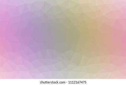 Light Multicolor vector polygonal pattern. Modern abstract illustration with triangles. Textured pattern for your backgrounds.