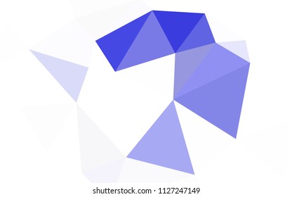 Light Multicolor vector polygonal pattern. Creative geometric illustration in Origami style with gradient. Template for cell phone's backgrounds.