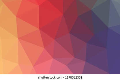 Light Multicolor vector polygonal pattern. Elegant bright polygonal illustration with gradient. Completely new template for your banner.