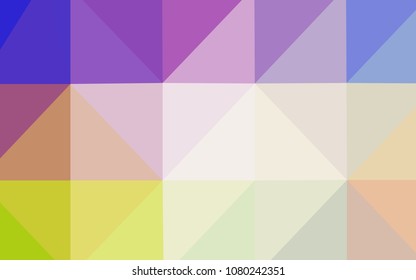 Light Multicolor vector polygonal template. Colorful illustration in polygonal style with gradient. Brand-new style for your business design.