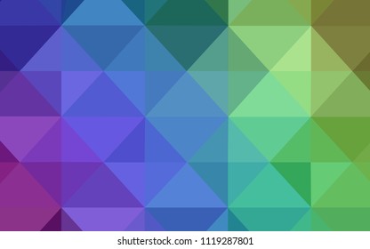 Light Multicolor vector polygonal template. Modern abstract illustration with triangles. A new texture for your web site.