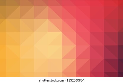Light Multicolor vector polygonal template. Modern abstract illustration with triangles. Triangular pattern for your design.