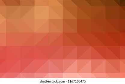 Light Multicolor vector polygonal template. Creative illustration in halftone style with triangles. Best triangular design for your business.