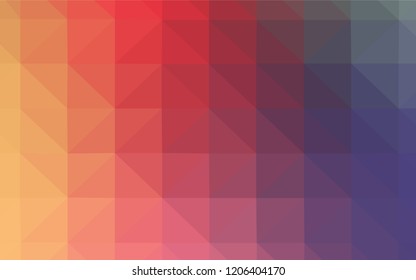 Light Multicolor vector polygonal template. Colorful illustration in abstract style with triangles. Brand new style for your business design.