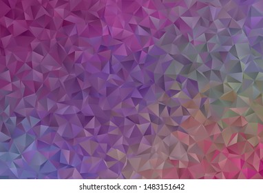 Light Multicolor vector polygonal template. Geometric illustration in Origami style with gradient.  Template for cell phone's backgrounds.