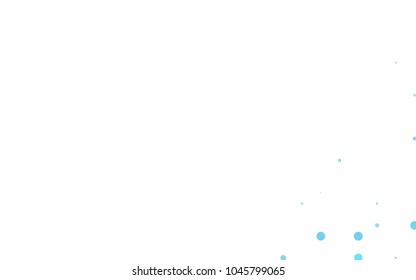 Light Multicolor vector red banner with set of circles, dots. Donuts Background. Creative Design Template. Technological halftone illustration.