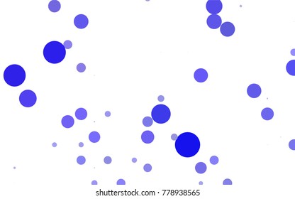 Light Multicolor vector red banner with set of circles, dots. Donuts Background. Creative Design Template. Technological halftone illustration.