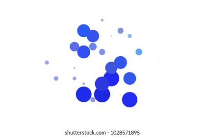 Light Multicolor vector red pattern of geometric circles, shapes. Colorful mosaic banner. Geometric background with colored disks.