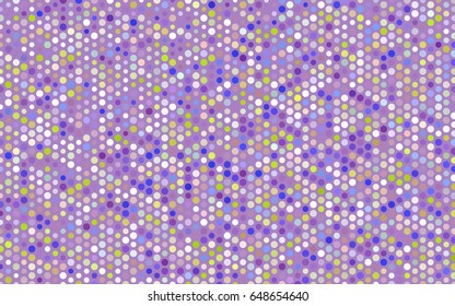 Light Multicolor vector red pattern of geometric circles, shapes. Colorful mosaic banner. Geometric background with colored disks.