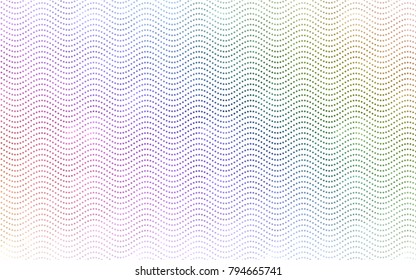 Light Multicolor vector red pattern of geometric circles, shapes. Colorful mosaic banner. Geometric background with colored disks.